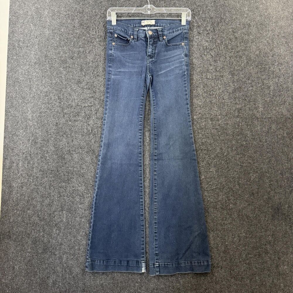 Free People Just Float On Jeans Women's 24 Blue Medium Wash Mid Rise Bootcut